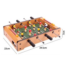 【Shark家具】六桿親子桌上足球 附計分器 適合5-12歲兒童, 1個, 桌上足球4桿無腿34*22*7