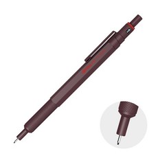 rOtring 紅環 600 自動鉛筆 0.5mm - 新色工程製圖鉛筆, 1個, 新色 0.5mm 巧克力松露