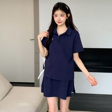 孕婦POLO領運動套裝
