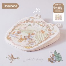 데이희 아기역방쿠 신생아베개 역류방지, 50x50x8cm, 귀여운 봄 파티