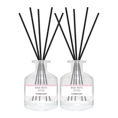 (1+1) 베이스노트 홈 디퓨져, 플라워샵, 150ml, 2개