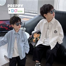 DO Kids童裝 台灣現貨 日系純色學院風襯衫 男女童裝 春秋季兒童休閒長袖上衣