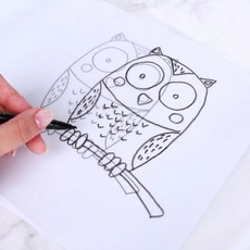 비치는 종이 트레이싱지 A4 50매 투명 복사 스케치 드로잉 미술 작업용지, 상세페이지 참조, 상세페이지 참조