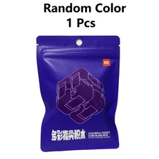 Xiaomi Mitu Spinner 다채로운 빌딩 블록 손가락 Fidget 감압 장난감 퍼즐 조립 큐브 회 전자, 01 random color, 1개