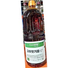 프레시원 고추맛 기름 1.8L 한식용 식용유, 1개