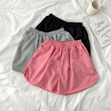 L] 트레이닝복 반바지 밴딩 여자 3부 운동복 요가복