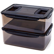 Xeonic 黑色醃泡菜桶, 2個, 6L