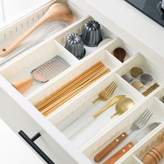 inomata 싱크대 서랍 주방용품 수저정리 키친트레이, 투명 슬림형, 투명 슬림형