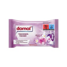 德國domol 烘衣機專用衣物柔軟香氛紙25片/袋 防皺除臭去靜電 持久清香 舒適, 1個
