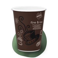 큰종이컵 8oz(235mL) 커피브라운 테이크아웃컵 [100set 1000set], 1박스, 100개