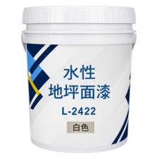 聯韋樹脂 L-2422 水性地坪面漆 水性地坪漆 防水漆 防水自潔面漆 耐候 耐磨耐壓 屋頂地坪地面, 白色, 1個