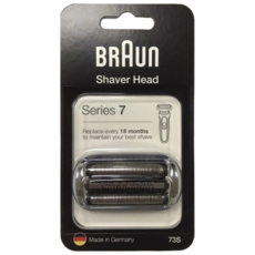 德國百靈 7系列 Braun 73S 電動刮鬍刀頭刀網刀片 S7 Series7 德國製造, 1個, 銀色, 73S升級74S