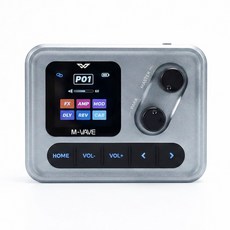 고퍼우드 M-VAVE POCKET AMP 초소형 휴대용 멀티이펙터, 1개, Silver