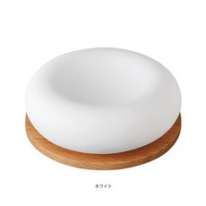 Aroma stone diffuser 精油擴香石 陶瓷擴香擺飾 石膏香石 附木盤, 白色