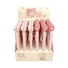 벚꽃 고양이 삼각 샤프 36개(박스) 0.5mm 그립감좋은 고급 대 학생 필기도구 단체선물, 1세트