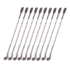 더소울빈 스텐 바 스푼 칵테일 머들러, 단일, 10개