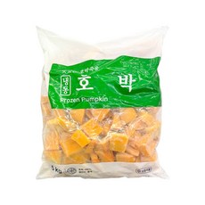 [대영] 세미원 냉동호박 5kg 늙은 호박100% (호박죽용), 1개