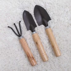 베란다 텃밭가꾸기 화분분갈이 모종삽 3종 식물심기 미니사이즈 원예도구