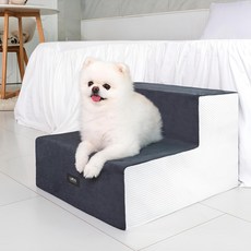 Leto 狗狗防滑兩階階梯, 灰色