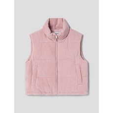 에잇세컨즈 8SECONDS 코듀로이 패딩 베스트 라이트 핑크