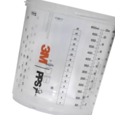 도장용 믹싱컵 650ml 패널 부품 부속 눈금 수치 3M hc0+1288nb, 3MPPS2.026001650ML하드컵, 3MPPS2.026001650ML하드컵