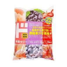 일본 돈키호테 곤약젤리 포도 복숭아 사과맛 18개입 인기젤리, 18개, 20g