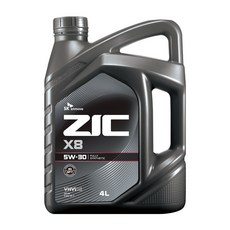 지크 X8 5W-30 4L (ZIC X8), 1개
