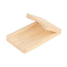 FWT 굴 홀더 나무 굴 껍질을 벗기는 클램프 주방 레스토랑 가제트 도구, 목재, 멍청한, 1개