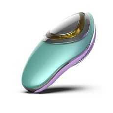 전기 실리콘 페이셜 마사지 딥 클렌징 뷰티 스킨 케어 디바이스, 라이트 그린