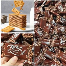 리치 에스프레소 커피 비스킷 350g X 2곽 세트 (과자낱개 총160여개입) 대용량, 12개
