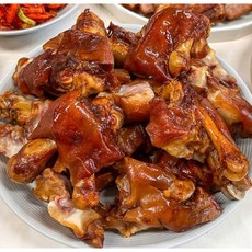 정만농수산 30년전통 씨간장 잡고 뜯어먹는 쫀득한 통미니족발, 6개, 300g