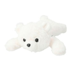 爆款感應節拍琴NITORI宜得利家居ins風明星同款泰迪狗仿真玩偶小貓玩偶可愛玩偶PDD, 白色 熊 WH M, 1個