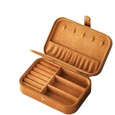 VergHatia 휴대용 주얼리 보관함 액세서리 수납함 보석 박스 정리함, 1개