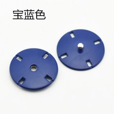 의류부자재 똑딱이단추 티단추 똑딱이 울 스냅버튼 메탈 슬림 히든버튼, 블루10mm × 1개