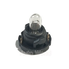 12v T5 와이어전구 소켓 세트 좁쌀전구 공조장치 5t 스위치 계기판, 1개