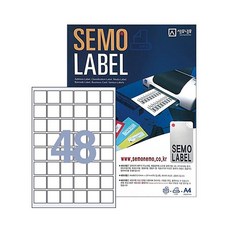 세모네모 전산라벨 C-3036 QR코드라벨(100매)/48칸