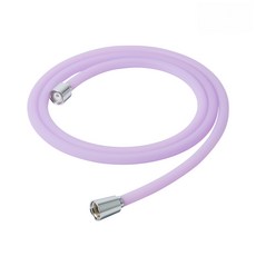 올바 의료용 실리콘 샤워호스 2m, 블루밍라벤더