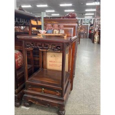 書卷型花架置物架藝品座晶洞座財位風水, 低花架, 1件, 宗色