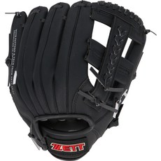 캐치볼 글러브 초보자용 충격 흡수 패드 포함, 1개, 블랙 10.5인치