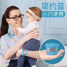 輕便單肩嬰兒背帶 省力簡易穿戴 彈性可調 外出媽咪單手抱寶寶背巾, 簡約藍-省力抱娃, 簡約藍