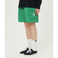KODAK 에센셜 우븐 6부 포켓 반바지 GREEN 357972