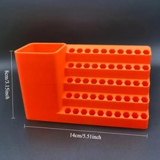 스크루드라이버 보관함 홀보드 스탠드 육각 샹크 정리대 드릴 홀더 홀 비트, 1개, 1. 1PCS