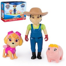해외 Paw Patrol Chase & Humdinger 피규어 세트 만 3세 이상 남아 및 여아용 어린이 장난감 미국매장정품+ 1632098