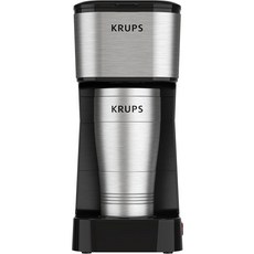Krups Simply크룹스 스테인리스 보온 카라페 커피메이커 12컵, 2컵, 단열 유리