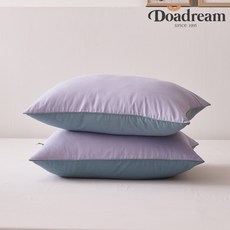 도아드림 워싱코튼 퍼플 베개커버