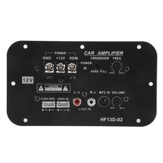 자동차 서브우퍼 증폭기 보드 500W 서브우퍼 고전력 HiFi 저음 증폭기 보드 DC 12V, 1개