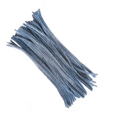 小布的雜貨 DIY毛根扭扭棒 創意手作鐵絲毛條 多彩勞作材料, 1個, 毛根 - 灰色100入