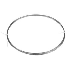 uxcell 1640.5mm 304 스테인리스 스틸 케이블 와이어 로프 7x7 가닥 코어 50피트15M 항공기 야외용 해상 리깅 데크 난간용, 1mm x 10m, 1