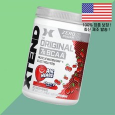 XTEND 7G BCAA 아미노산 BACC 에어 헤드 체리 14온스 399g Air Heads Cherry 14oz, 1개