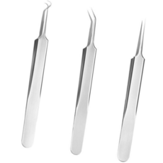 코피지제거 집게핀셋 3종, 일자형